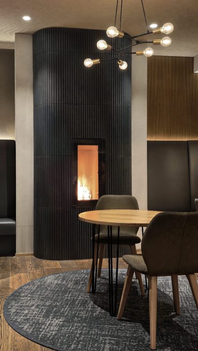 Stufa ad accumulo di design