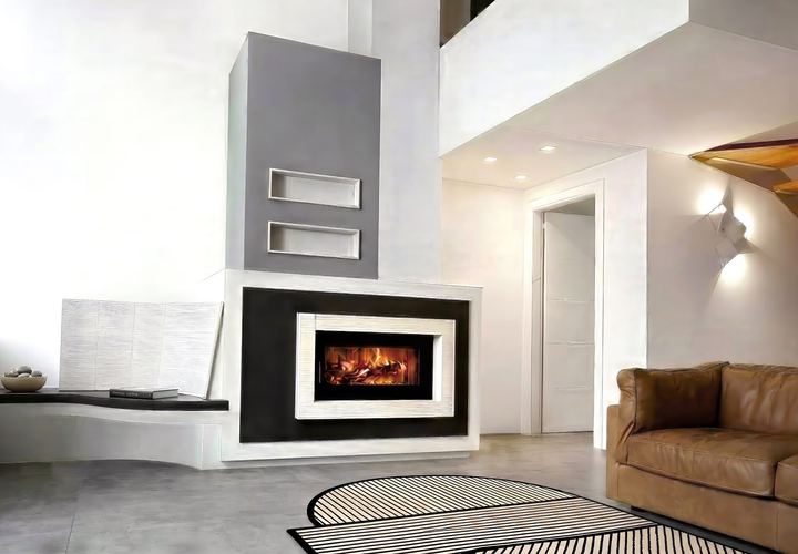 Stufa ad accumulo di design