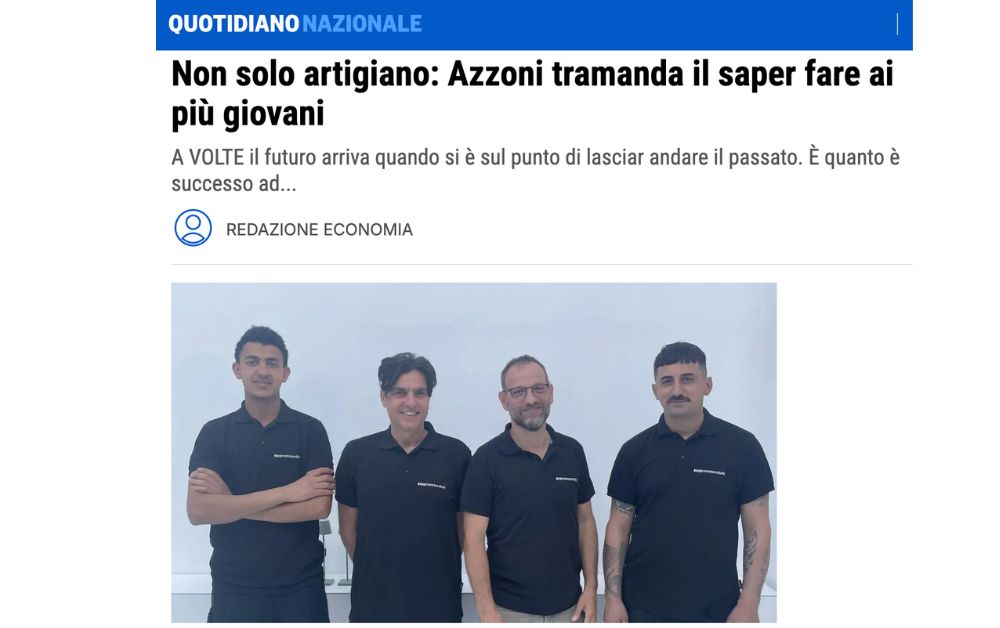 Quando il mestiere non finisce, ma cambia mani