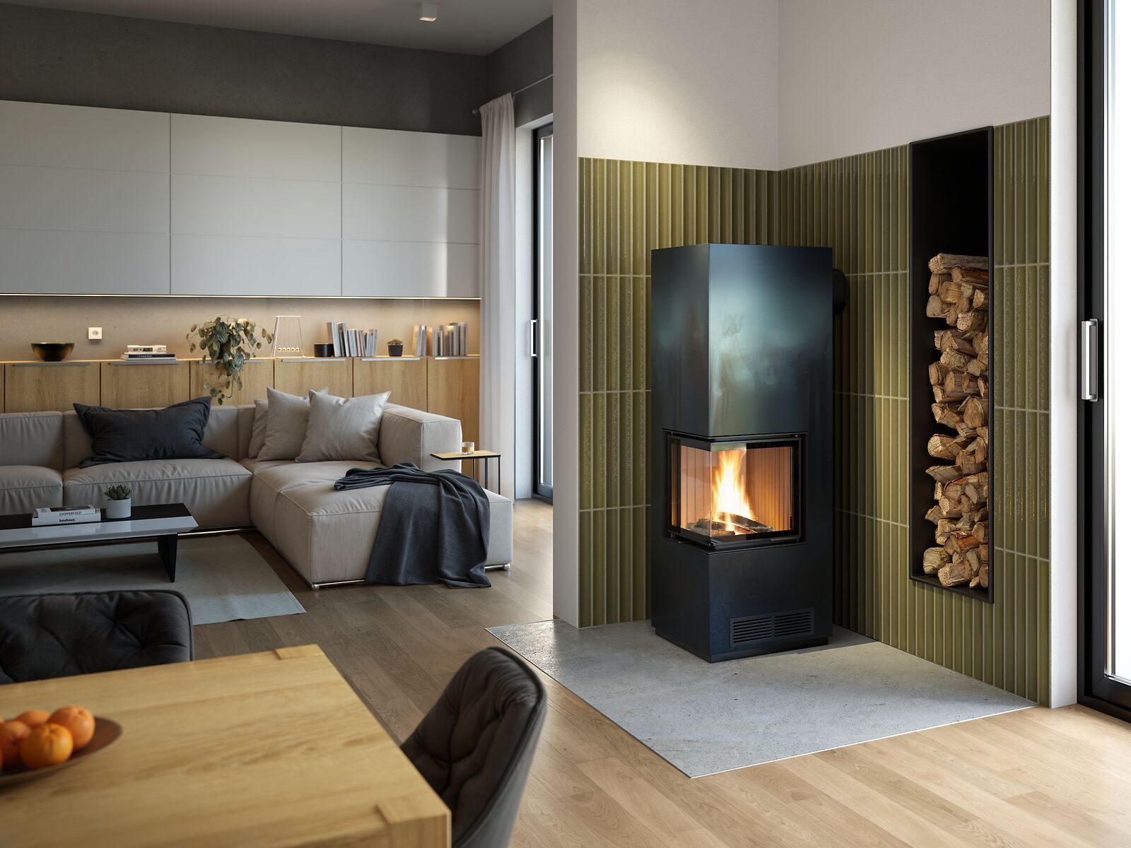 Stufa free standing Brunner