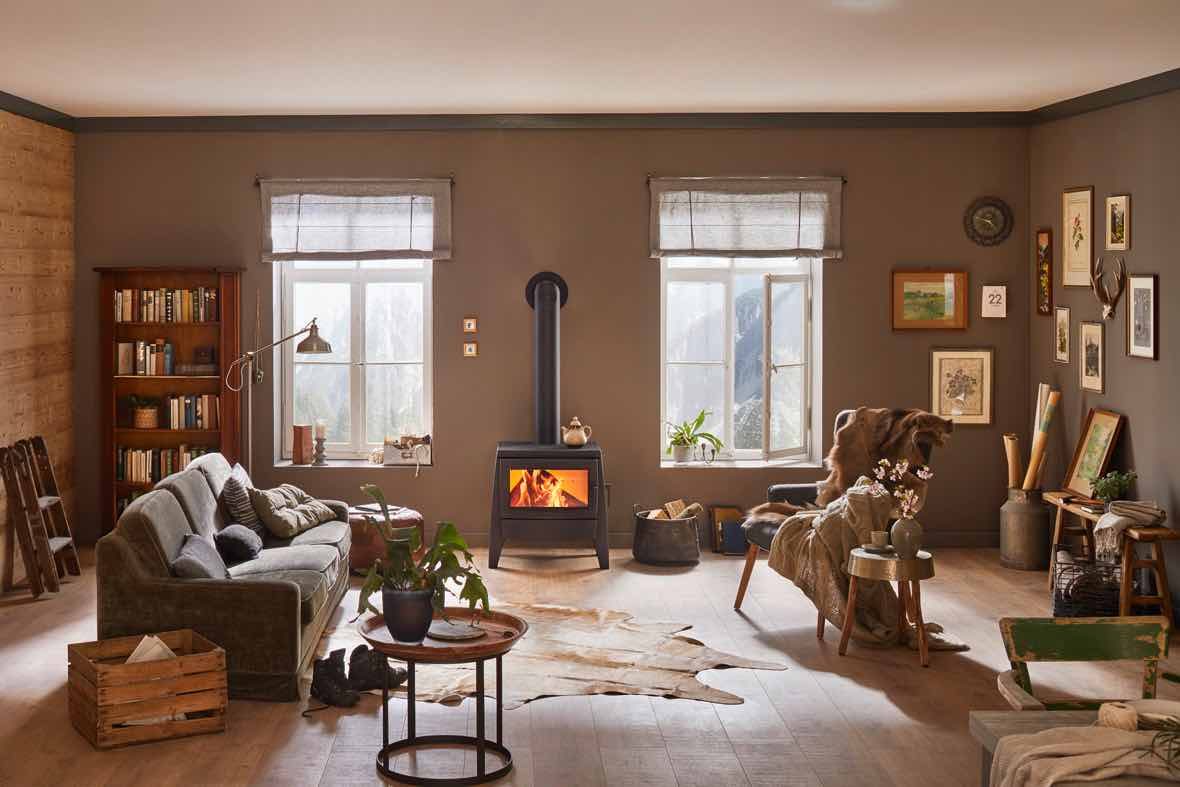 Stufa free standing Iron Dog